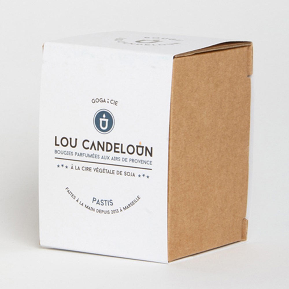 Bougie parfumée 120g Pastis Lou Candeloun