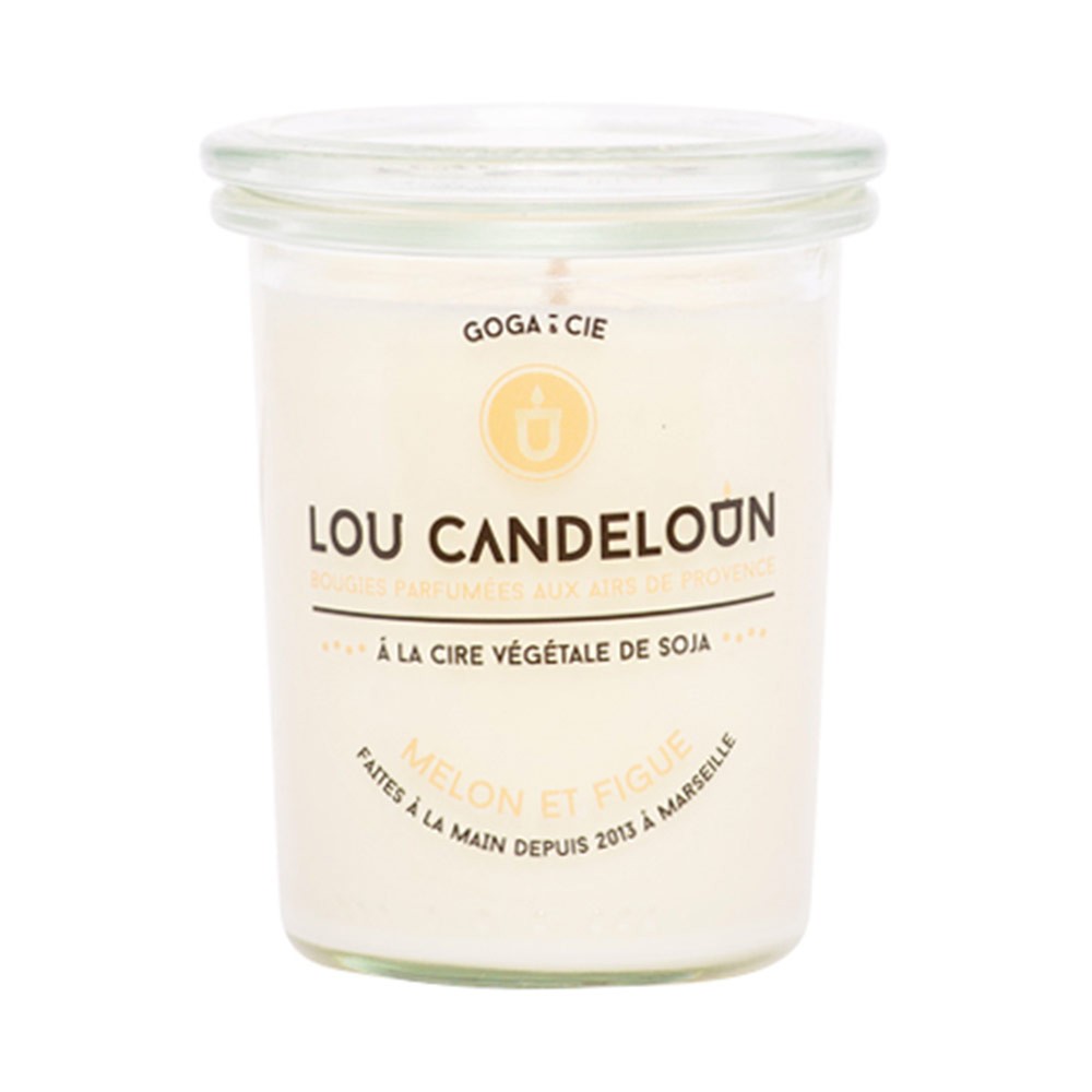 Scented candle 120g Melon and fig Lou Candeloun