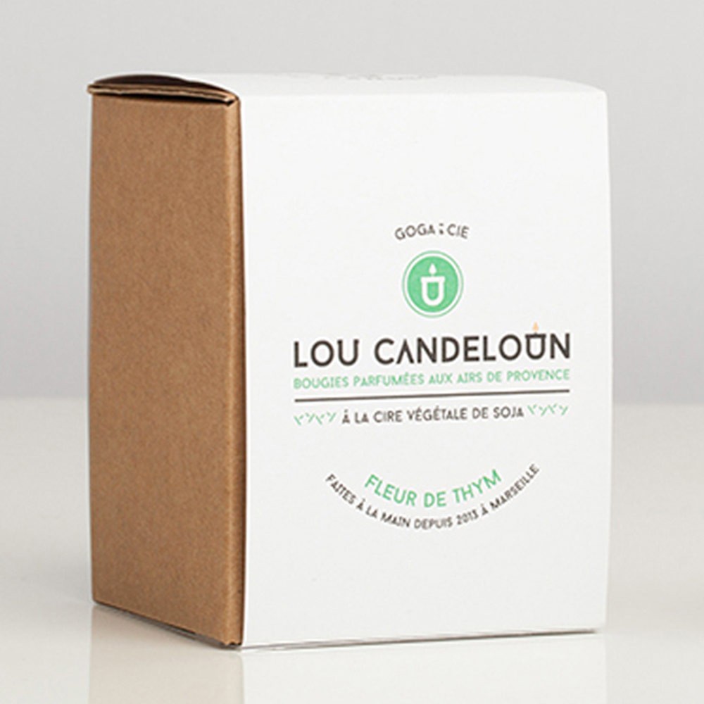 Scented candle 120g Thyme flower Lou Candeloun