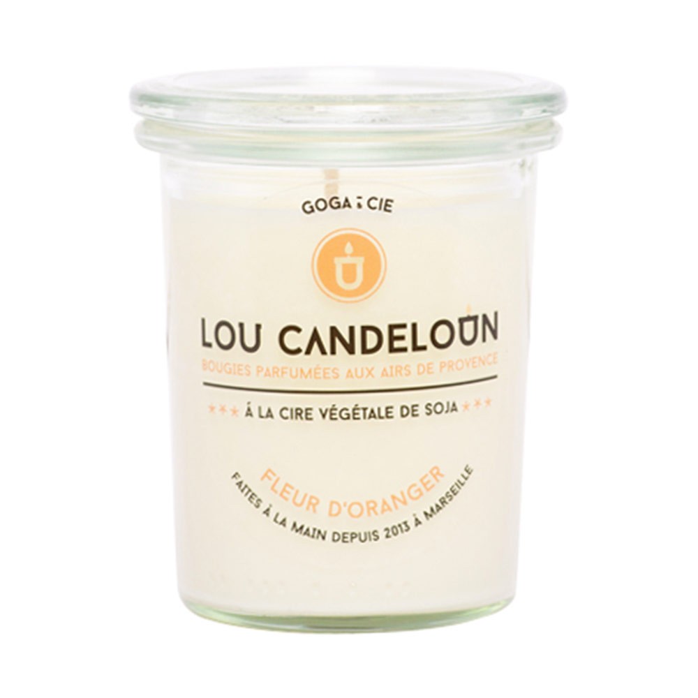Bougie parfumée 120g Fleur d'oranger Lou Candeloun
