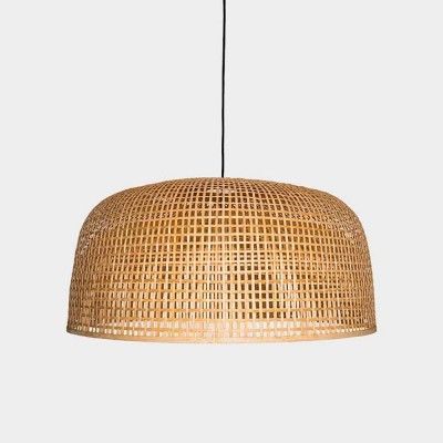 Doppio Grid pendant lamp natural AY Illuminate AY Illuminate