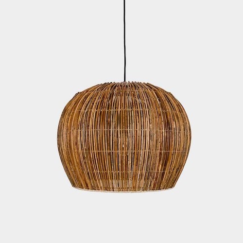Lampada a sospensione in rattan Bell S. AY Illuminate