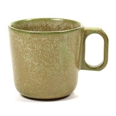 Surface mug with handle camogreen Ø9 cm Serax