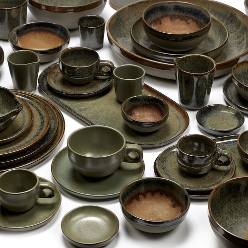 Taza de superficie sin asa camogreen Ø9 cm Serax