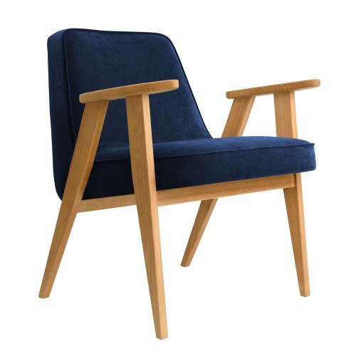 366 Sessel Indigo Samt 366 Concept