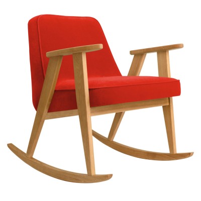 366 rocking chair Velvet chili pepper 366 Concept