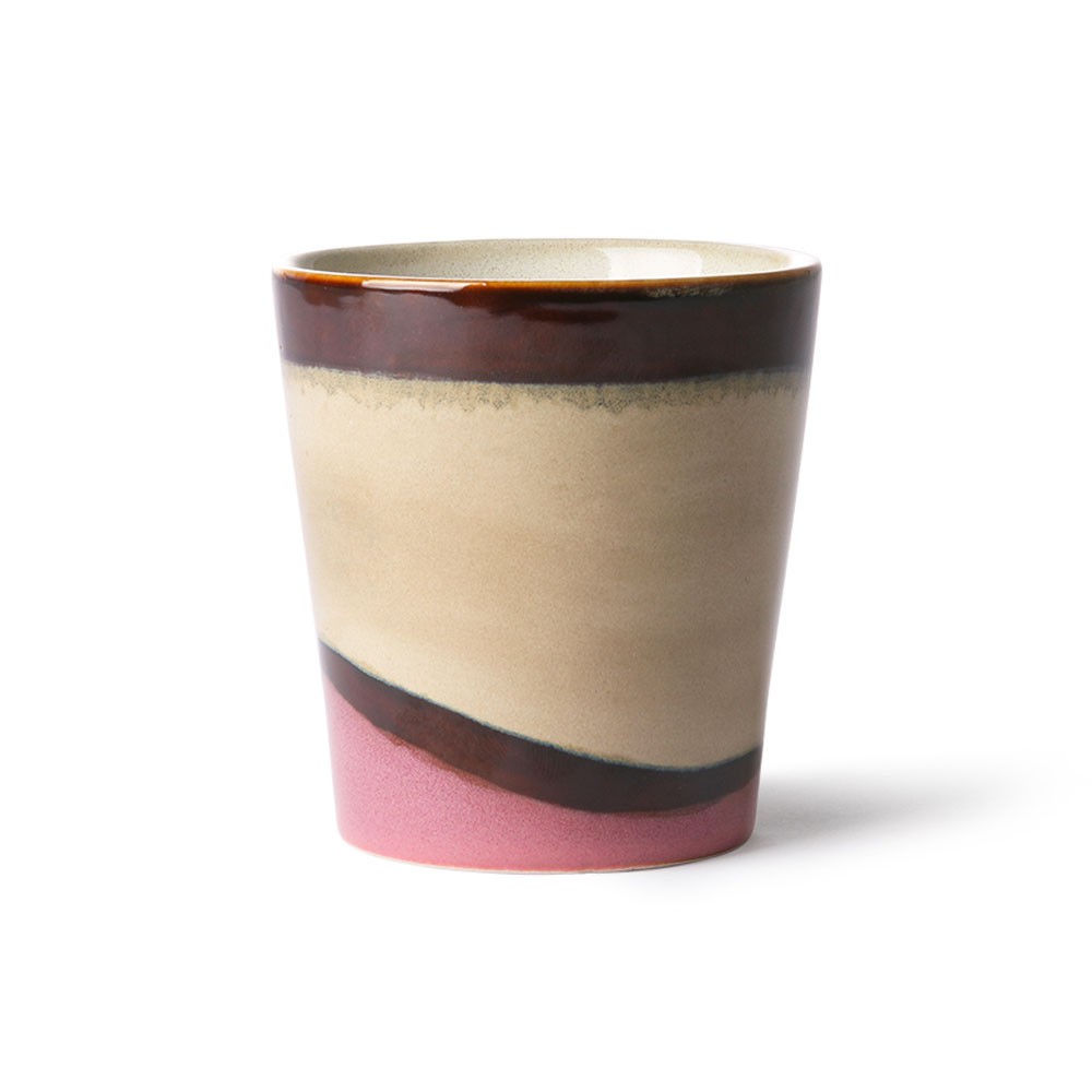 Ceramic 70's mugs dunes HKliving