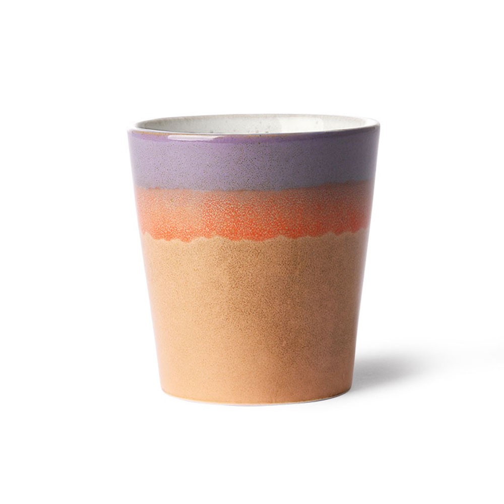Ceramic 70's mugs sunset HKliving