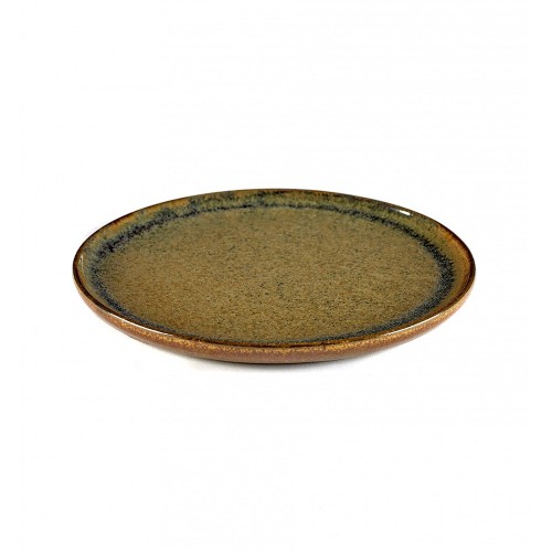 Surface plate S indi grey Ø21 cm Serax