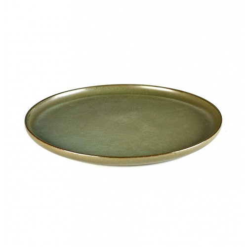 Assiette Surface M camogreen Ø24 cm Serax