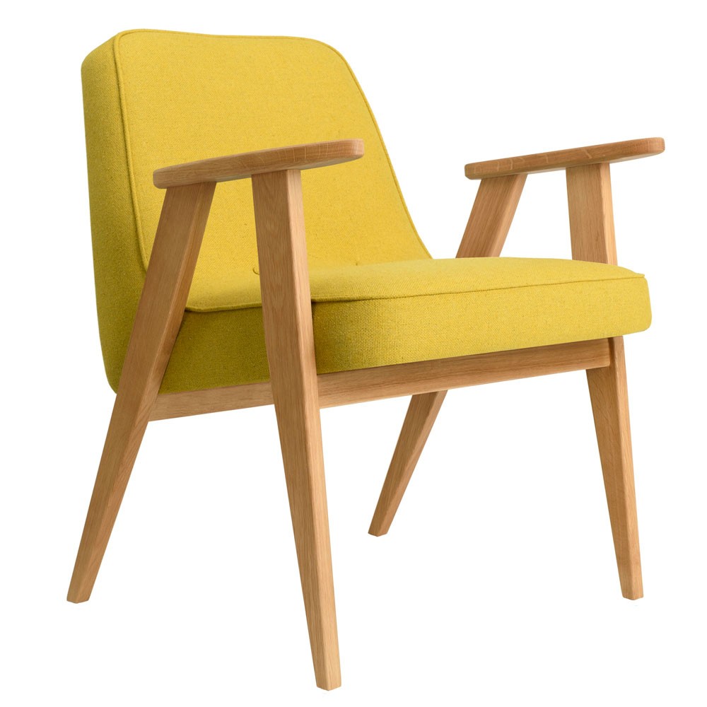 366 Wool armchair mustard 366 Concept