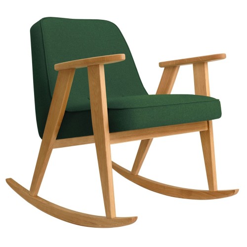 Schommelstoel 366 Flessengroen wol 366 Concept