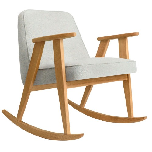 Rocking chair 366 Laine bleu & blanc 366 Concept