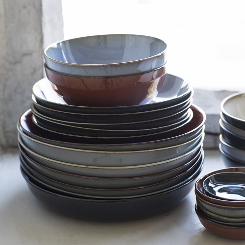 Degustation plate Terres de Rêves rust & smokey blue Ø27 cm Serax