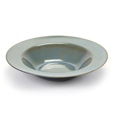 Plato degustación Terres de Rêves azul ahumado y azul oscuro Ø27 cm Serax