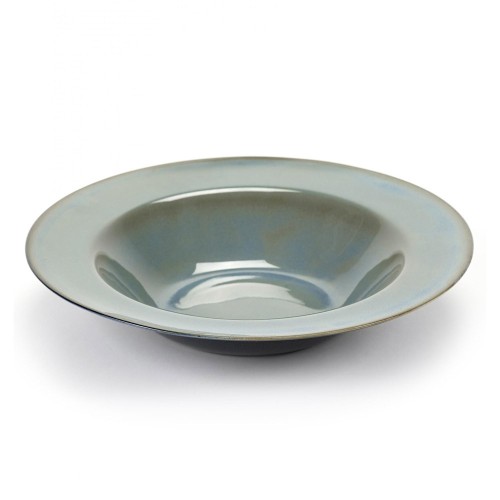 Plato degustación Terres de Rêves azul ahumado y azul oscuro Ø27 cm Serax