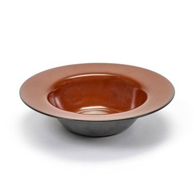 Plato de degustación Terres de Rêves azul óxido y ahumado Ø21 cm Serax