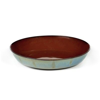 Diep bord S Terres de Rêves roest & gerookt blauw Ø17 cm Serax Serax