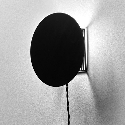 Lampada da parete Scudo nera Serax