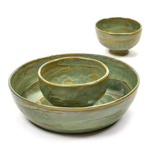 Bol à salade Pure Ø20 cm vert de mer Serax