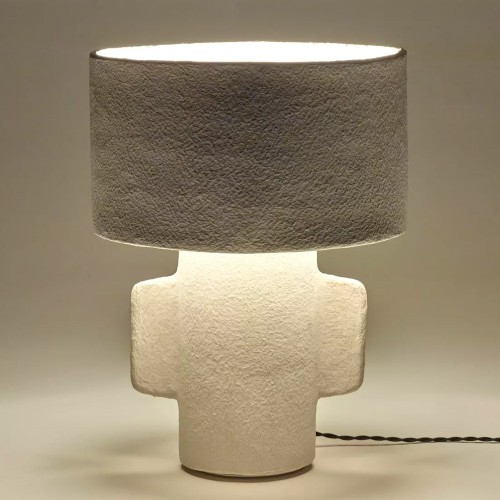 Lampada da tavolo Earth H46 cm bianca Serax