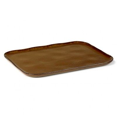 Piatto rettangolare Merci n ° 1 XL ocra Serax