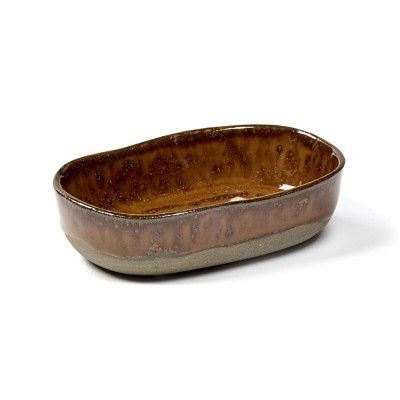 Merci tiefe Platte Nr. 8 S ockerbraun Serax