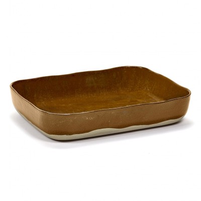 Oven dish Merci n°10 ochre brown Serax