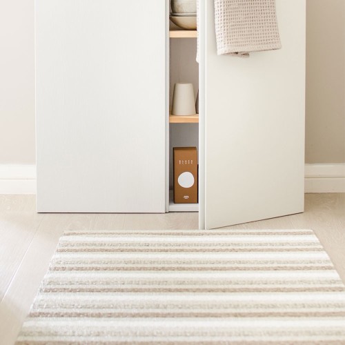 Grace vloerkleed fossiel grijs Pappelina