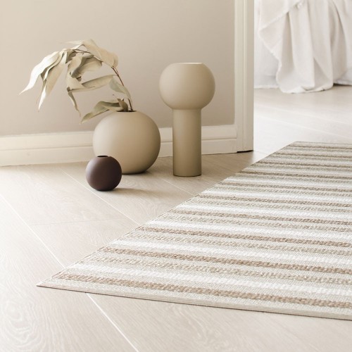 Grace Teppich fossil grau Pappelina