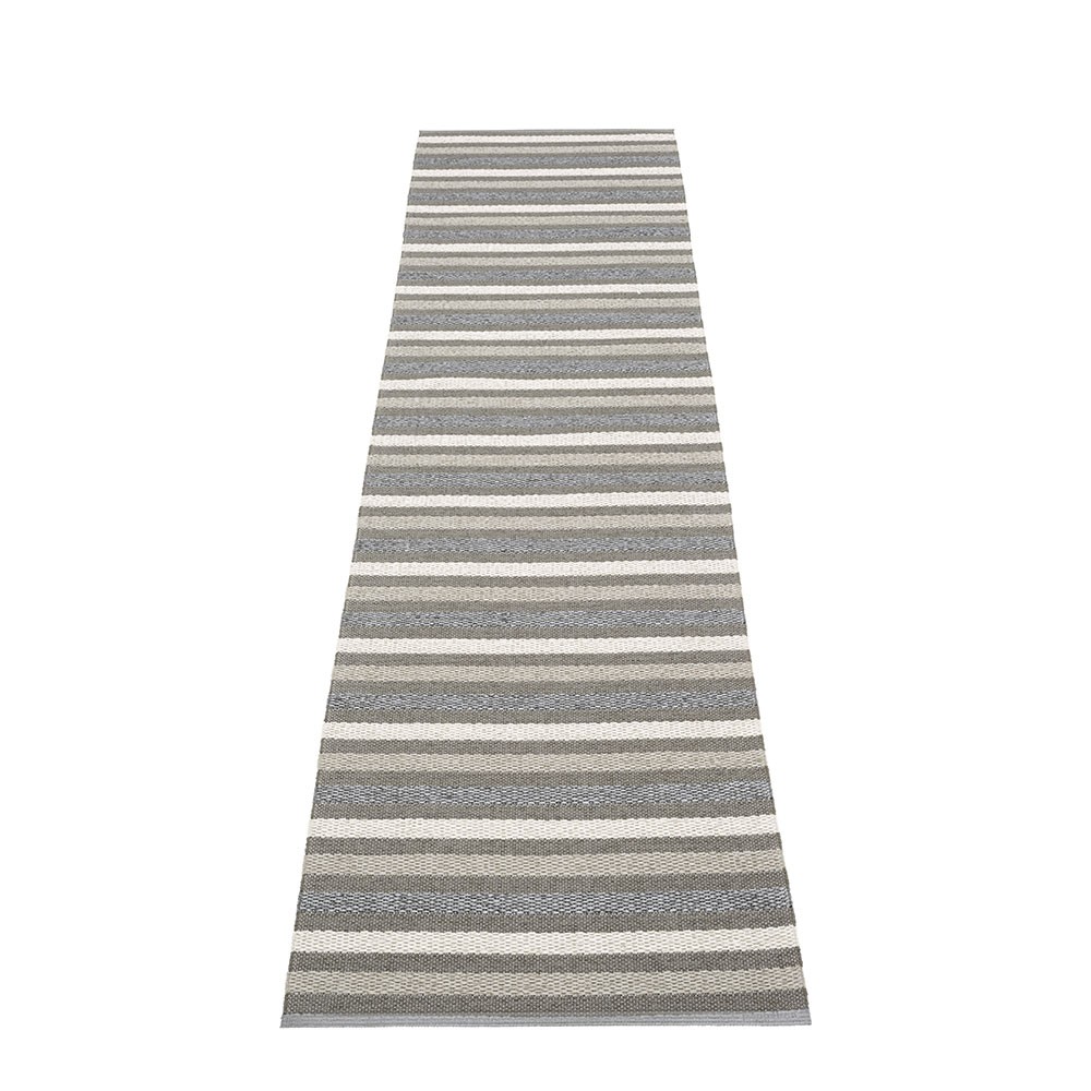 Grace rug charcoal Pappelina