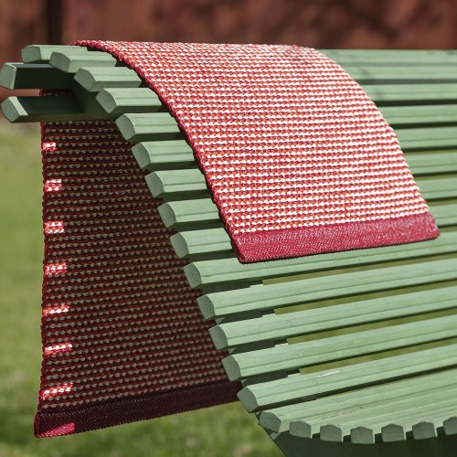 Tappeto Effi rosso scuro Pappelina