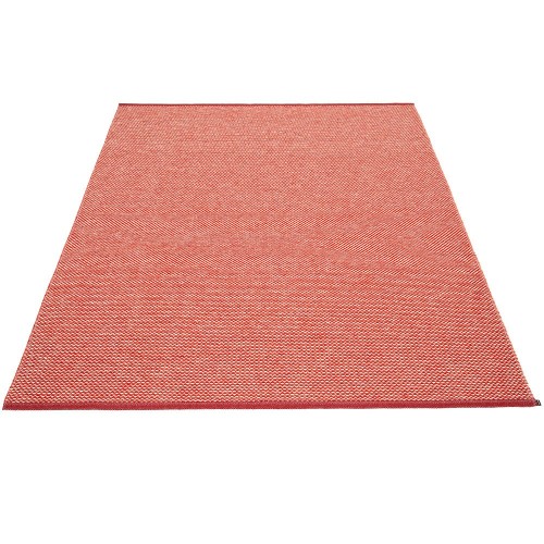 Effi rug dark red Pappelina