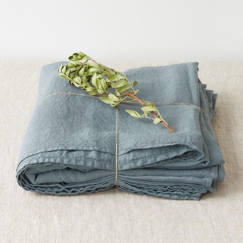 Drap en lin Blue fog Linen Tales