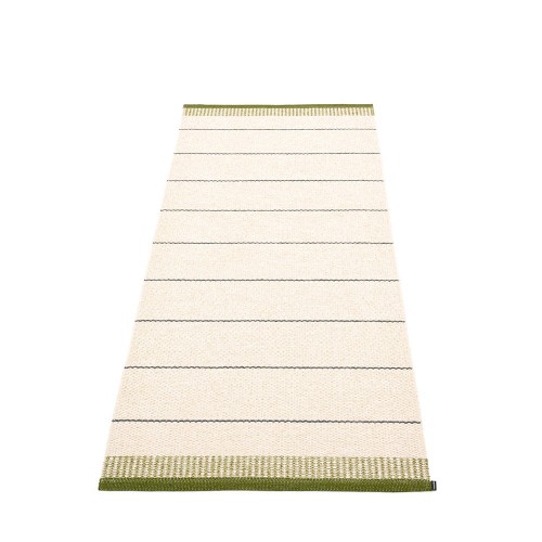Belle rug dark olive Pappelina