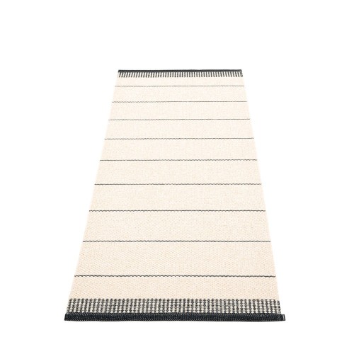 Teppich Belle schwarz Pappelina