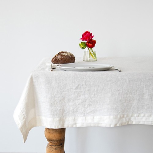 Mantel de lino Blanco Linen Tales