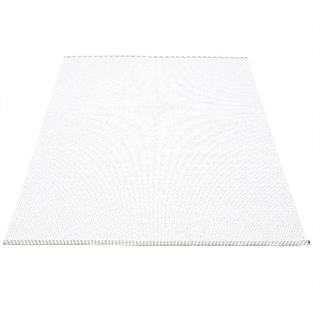 Mono rug white Pappelina
