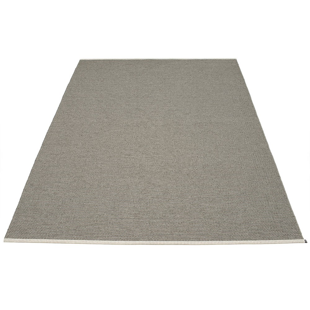Mono rug charcoal Pappelina