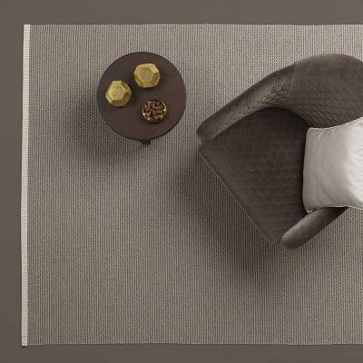 Mono rug dark mud Pappelina Pappelina