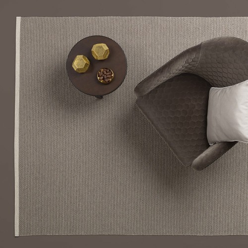 Mono rug dark mud Pappelina