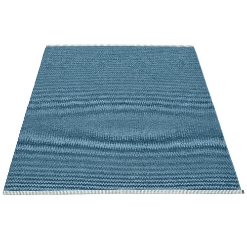 Monoteppich Ozeanblau Pappelina