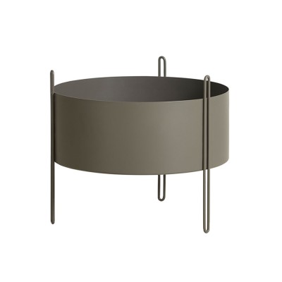 Pot de fleurs Pidestall taupe M Woud 2