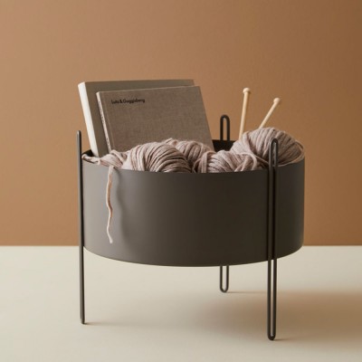 Vaso da fiori Pidestall taupe M Woud Woud