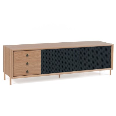 Gabin sideboard 162cm oak with drawer slate grey Hartô 2