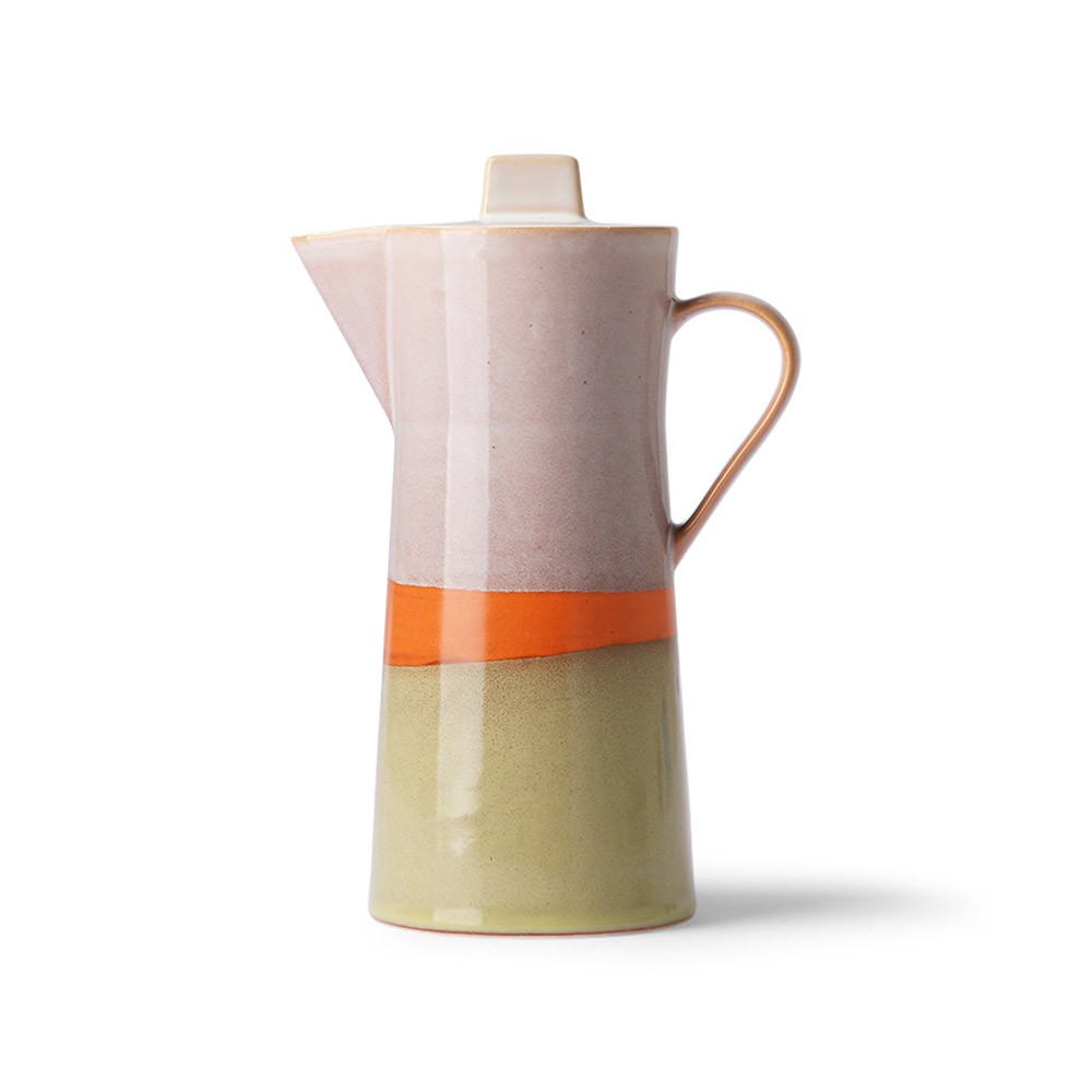 Ceramic 70's coffee pot HKliving