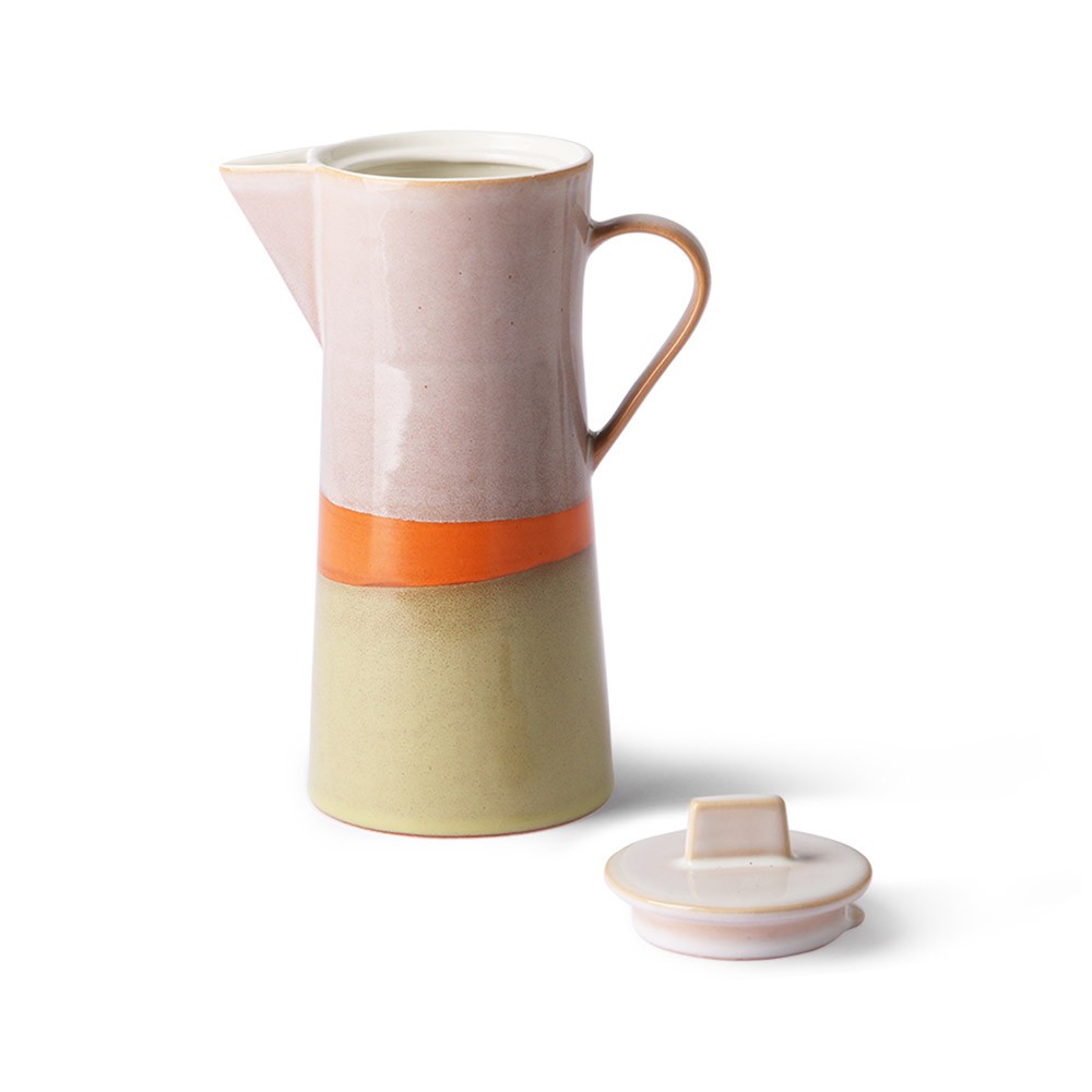 Ceramic 70's coffee pot HKliving