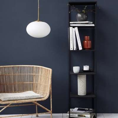 Lampada a sospensione in opale bianco M House Doctor 2