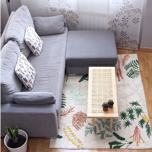 Washable Rug Botanic Plants Lorena Canals