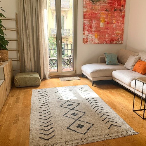 Tapis lavable berbère Rhombs L Lorena Canals